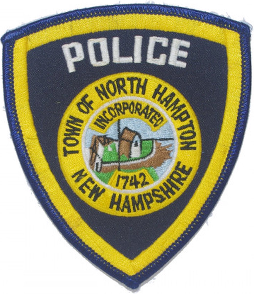 New Hampshire Town of North Hampton Police geborduurde patch embleem | Opnaai